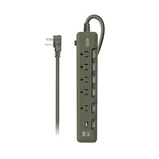 +886 6開5插USB延長線1.8米 霧灰  HPS1653SB18 【全國電子】 歷史價格詳細信息