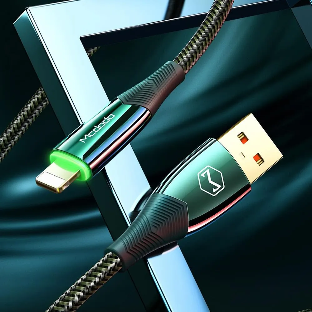 【Mcdodo】智能斷電 LED Type-C TO Lightning PD 1.2M 快充充電傳輸線 急速 歷史價格詳細信息