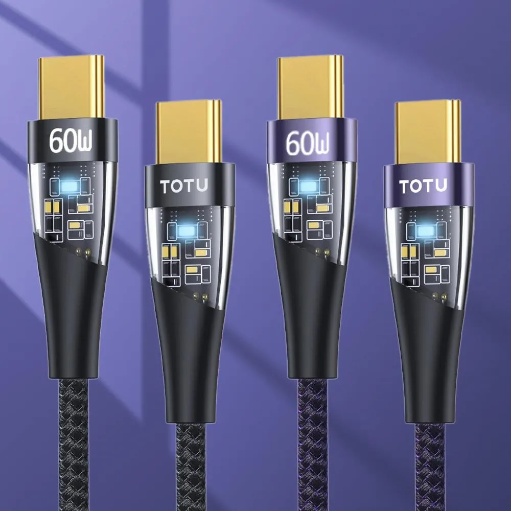 【TOTU】雙Type-C/PD充電線傳輸線編織閃充線 60W快充 極速2代 1.2M 歷史價格詳細信息