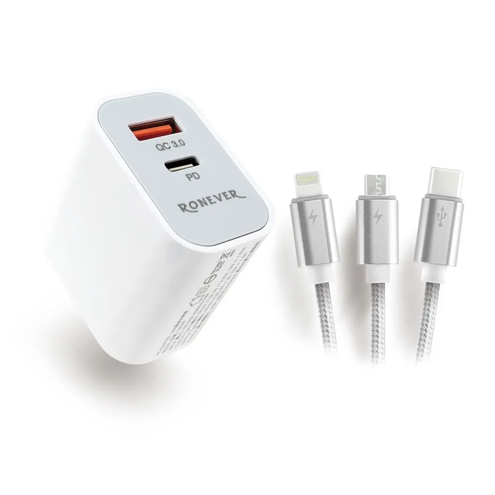 【RONEVER】PD電源供應器組Type-C-(DE019A) 歷史價格詳細信息