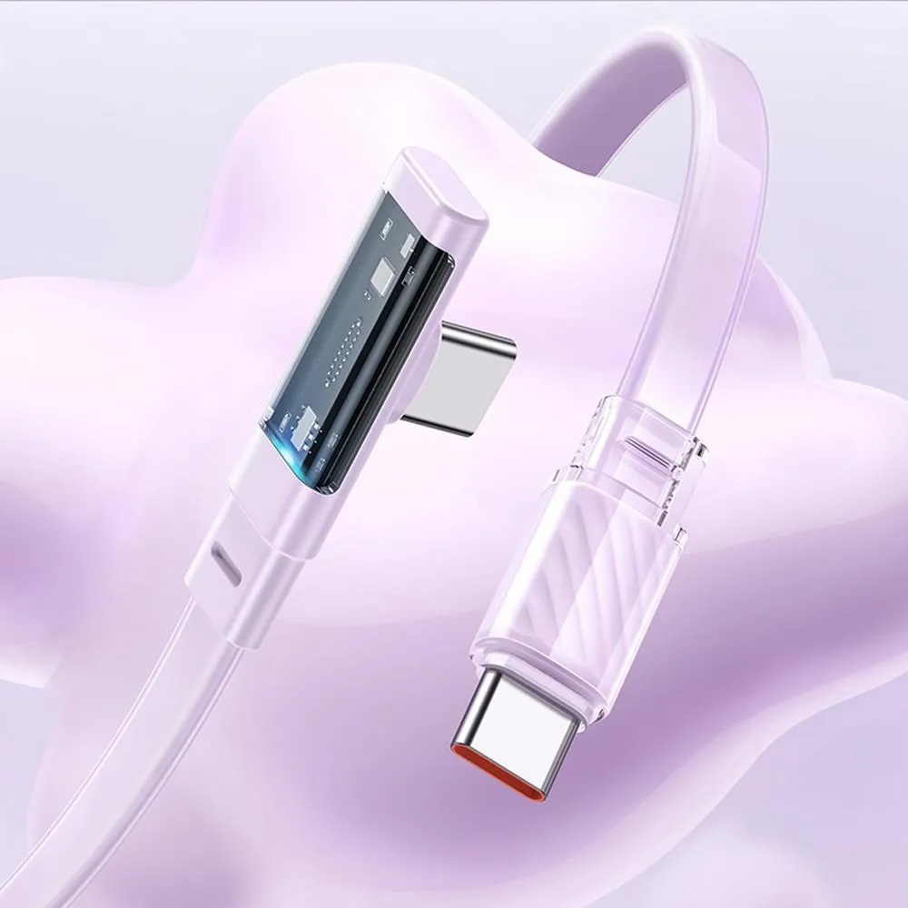 【Mcdodo】彎頭 LED Type-C充電線傳輸線 晶體 1.8M 麥多多 歷史價格詳細信息