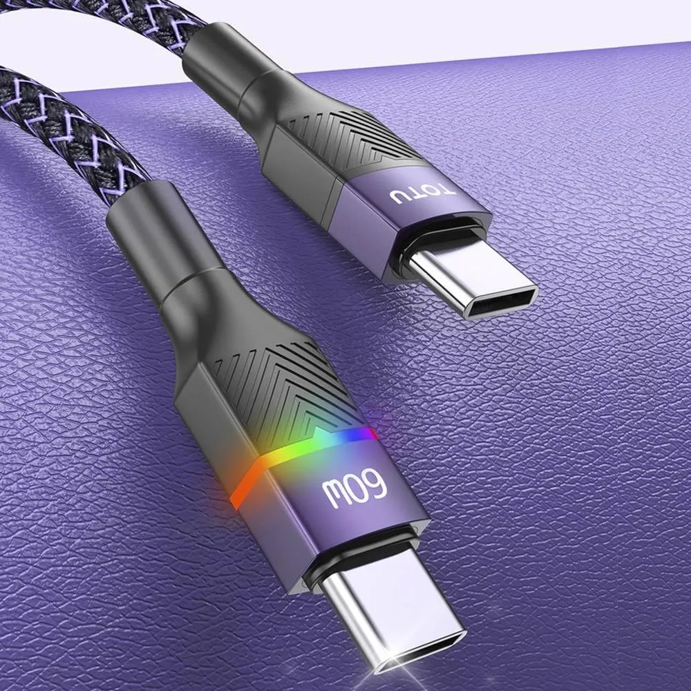 【TOTU】雙Type-C/PD快充線充電傳輸編織線 QC4.0 數顯 CB-7系列 歷史價格詳細信息