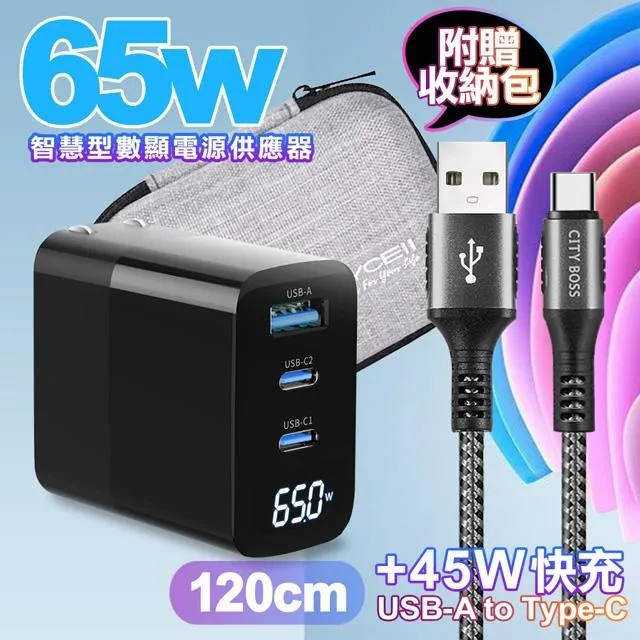 MYCELL 65W氮化鎵GDK55T 黑色+勇固線耐彎折編織線USB-Type-C-150cm 歷史價格詳細信息