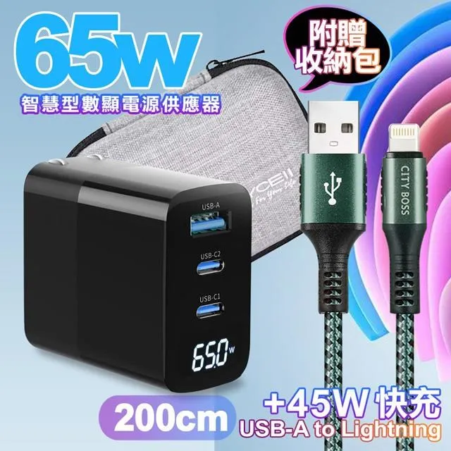 MYCELL 65W氮化鎵GDK55T 黑色+勇固線耐彎折編織線USB-Type-C-150cm 歷史價格詳細信息