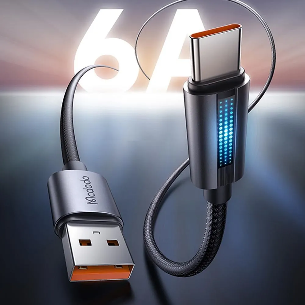 Mcdodo麥多多 星爍系列充電線 LED指示燈 適用Lightning Type-C手機充電 快充 傳輸線 歷史價格詳細信息