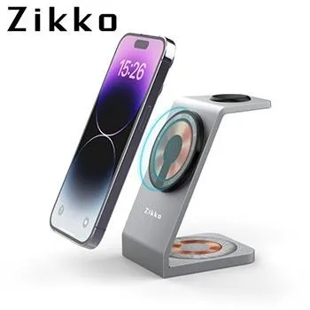 Zikko 五合一摺疊夾心無線充電座ZK-CG01_黑 歷史價格詳細信息
