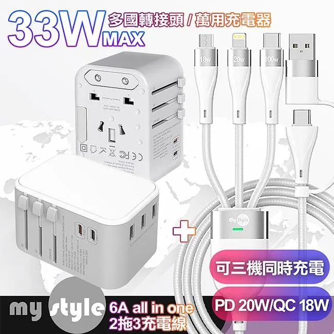 CITY萬用轉接頭急速充電器33W PD快充黑+勇固 USB-A to Type-C 45W編織耐彎折快充線-紅300cm 歷史價格詳細信息