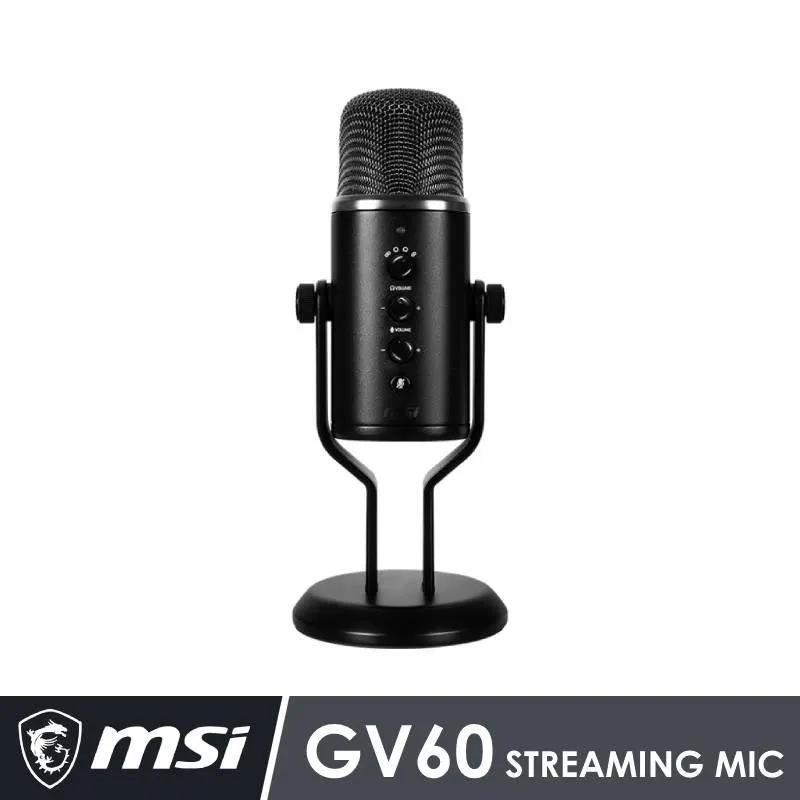MSI微星 IMMERSE GV60 STREAMING MIC 串流麥克風 麥克風 直播麥克風 歷史價格詳細信息
