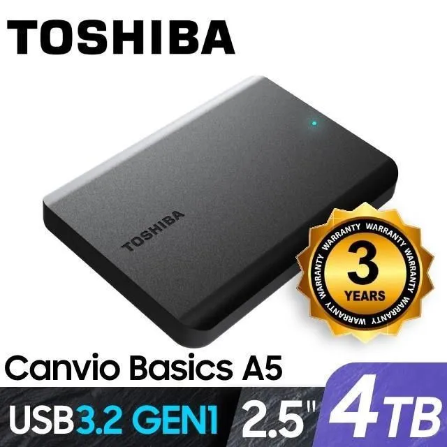 Toshiba Canvio Basics 黑靚潮V 4TB 2.5吋行動硬碟 歷史價格詳細信息