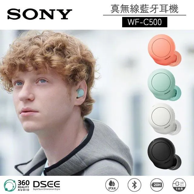 SONY WF-C500 IPX4 真無線藍牙耳機 原廠公司貨 藍芽耳機 〔送耳機清潔筆+快充傳輸線〕 歷史價格詳細信息