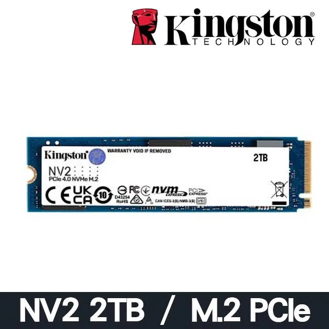Kingston 金士頓 NV2 2TB 2T SNV2S/2000G PCIE 4.0 SSD 內接固態硬碟 歷史價格詳細信息