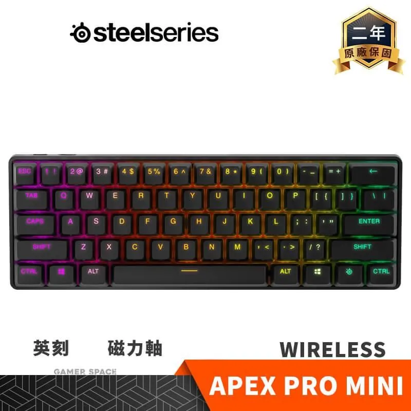SteelSeries APEX PRO MINI 無線 英文 電競鍵盤 迷你鍵盤 無線鍵盤 機械式鍵盤 ST133 歷史價格詳細信息