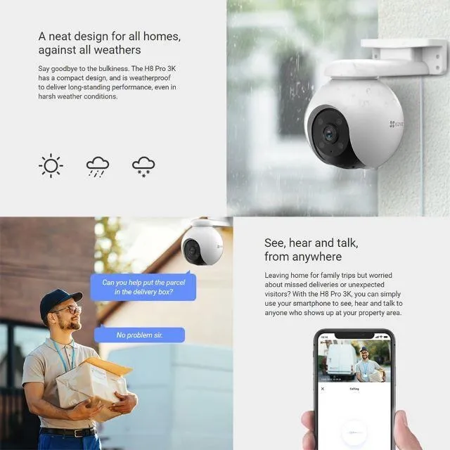 EZVIZ國際版 H8C-4MP 2K PTZ戶外WIFI攝影機.防水.人形偵測CS-H8C 歷史價格詳細信息