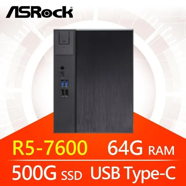 華擎系列【小天孤星Win】R5-7600六核 小型電腦《Meet X600》 歷史價格詳細信息