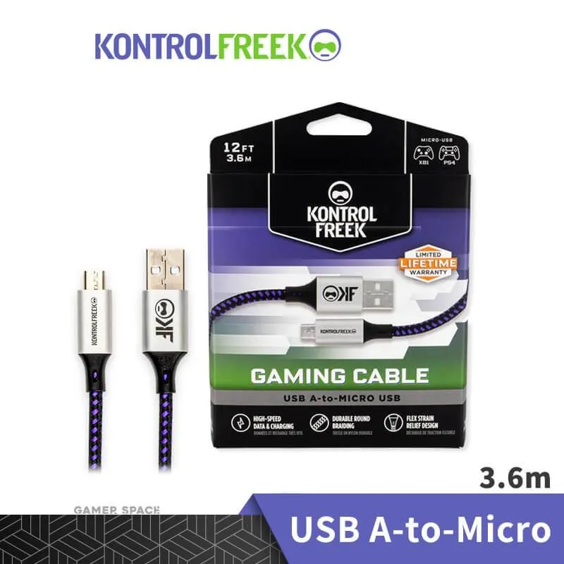 KontrolFreek USB A TO MICRO USB 傳輸線 3.6公尺 價格比較,價格查詢,歷史價格詳細信息