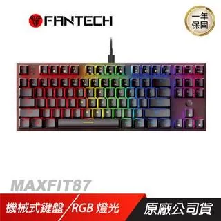 FANTECH MAXFIT87 80%RGB機械式鍵盤(英文版)-黑 歷史價格詳細信息