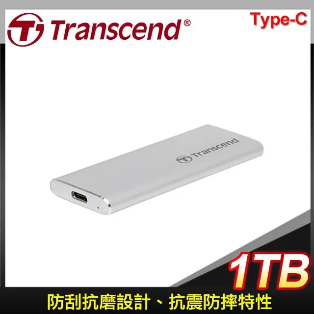 【Transcend 創見】ESD260C 1TB USB3.1/Type C 雙介面行動固態硬碟-晶燦銀(TS1TESD260C) 歷史價格詳細信息