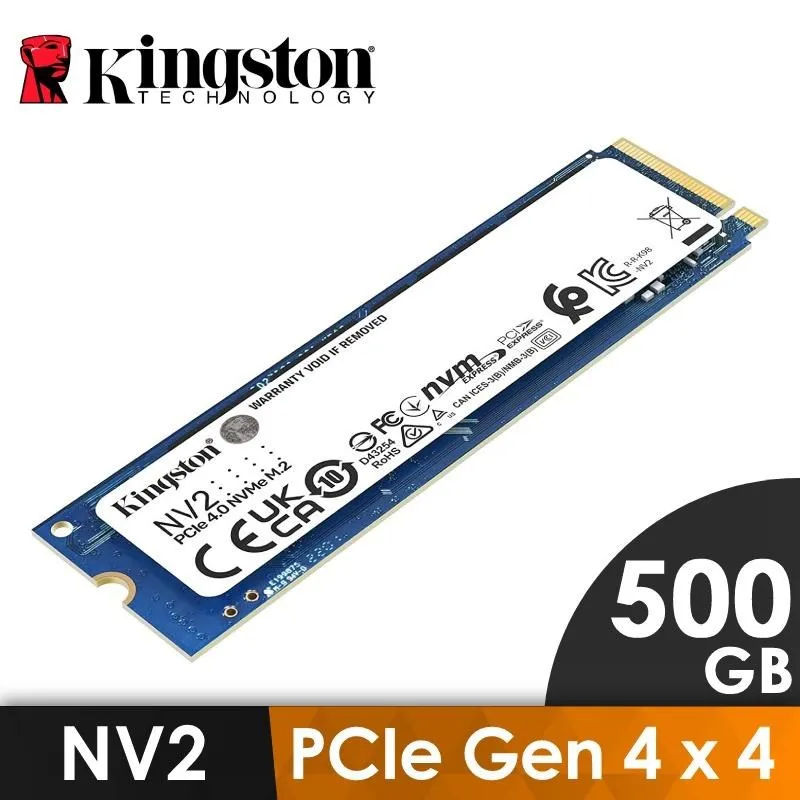 金士頓 Kingston NV2 500GB Gen4 PCIe SSD 固態硬碟 (SNV2S/500G) 歷史價格詳細信息