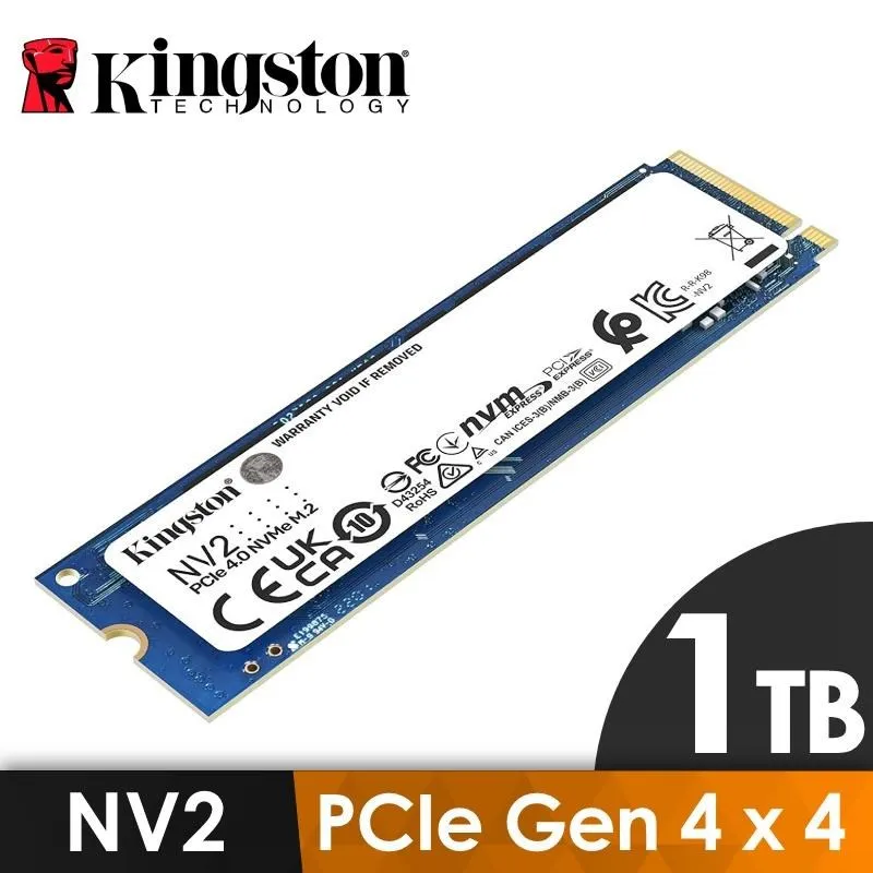 金士頓 Kingston NV2 1TB Gen4 PCIe SSD 固態硬碟 (SNV2S/1000G) 歷史價格詳細信息