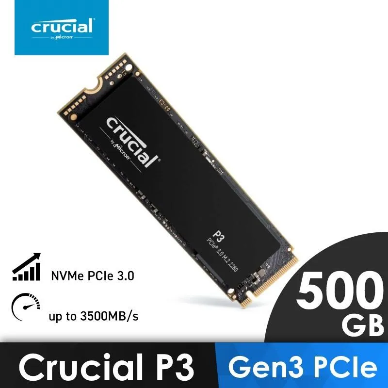 美光 Micron Crucial P3 500GB NVMe PCIe M.2 SSD固態硬碟 歷史價格詳細信息