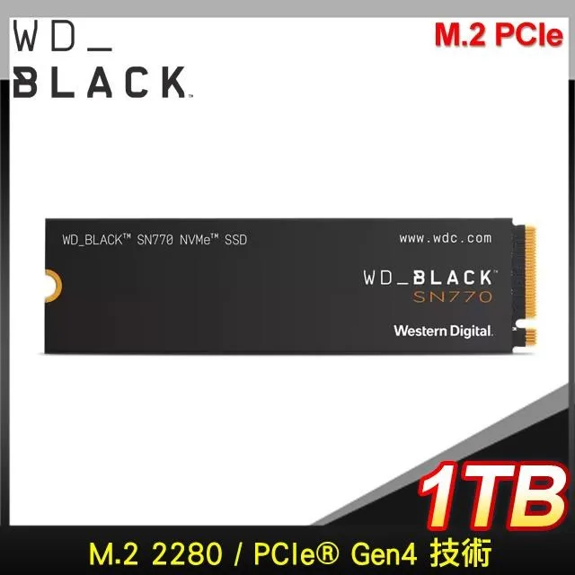 WD 威騰 黑標 SN770 1TB NVMe M.2 PCIe SSD WDS100T3X0E 歷史價格詳細信息