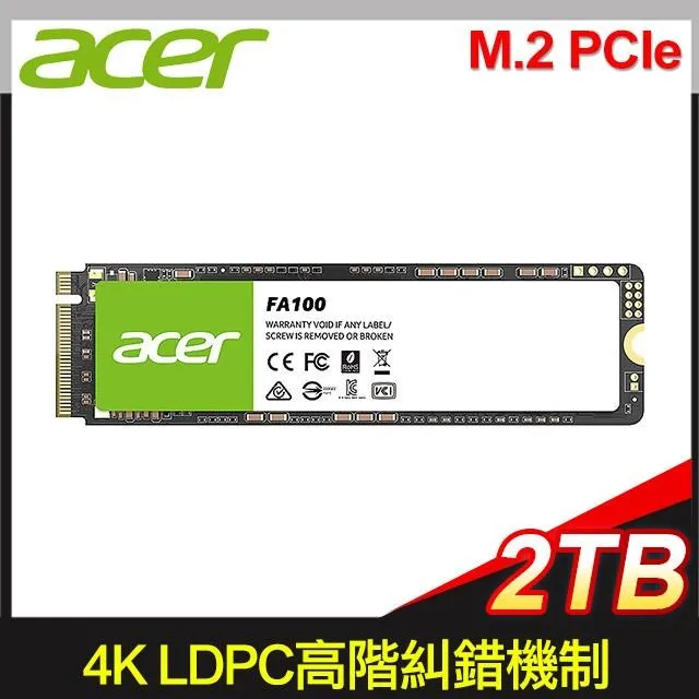 【Acer 宏碁】FA200 1TB QLC M.2 PCIe Gen4 ssd固態硬碟 5年保固(最高讀取7200MB/s) 歷史價格詳細信息