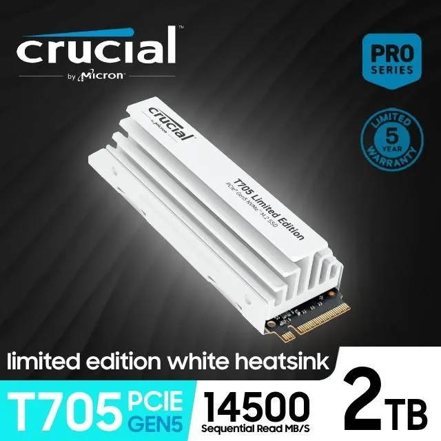 【Crucial 美光】T705 2TB Gen5 M.2 SSD固態硬碟 歷史價格詳細信息