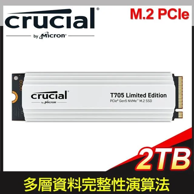 【Crucial 美光】T705 2TB Gen5 M.2 SSD固態硬碟 歷史價格詳細信息