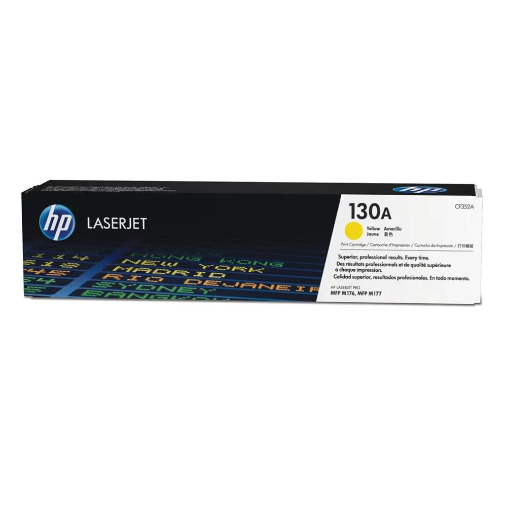 HP CF352A/352A/352/130A 原廠黃色碳粉匣 HP Color LaserJet M176n/M177fn 歷史價格詳細信息