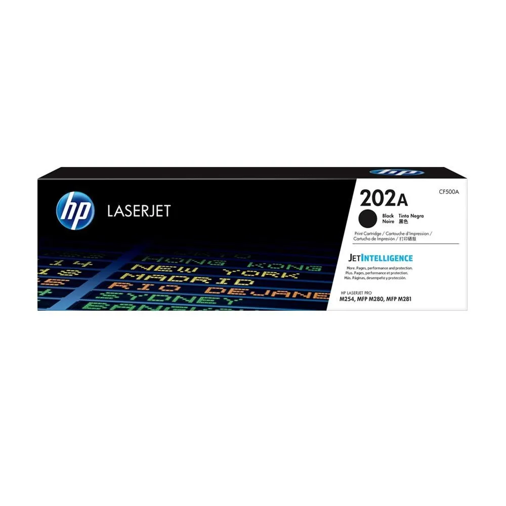 HP 202A 原廠黑色碳粉匣 (CF500A)適用機型：HP 254/280/281 歷史價格詳細信息
