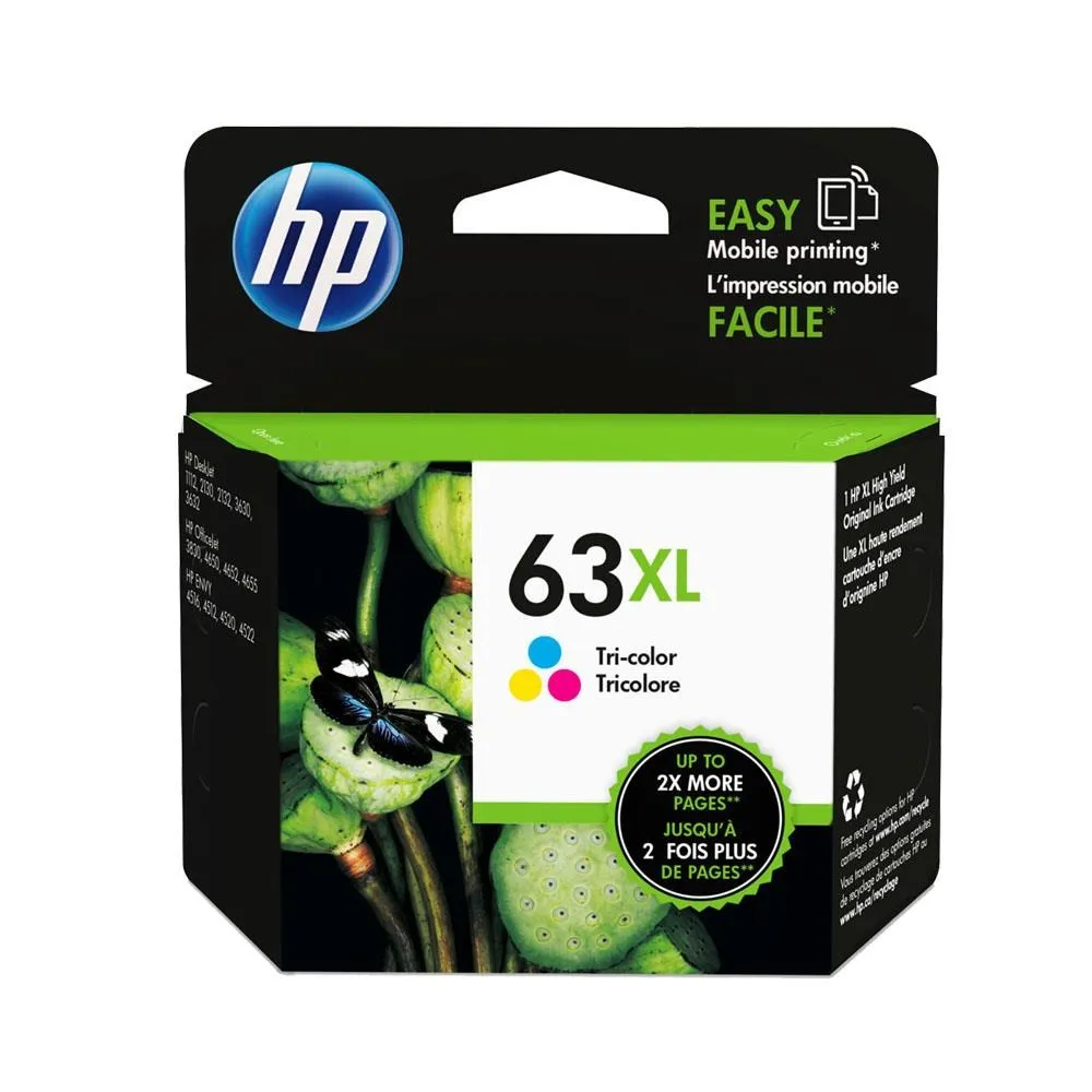 HP 63XL 高容量彩色原廠墨水匣 可印張數330張 / NO.63XL 歷史價格詳細信息