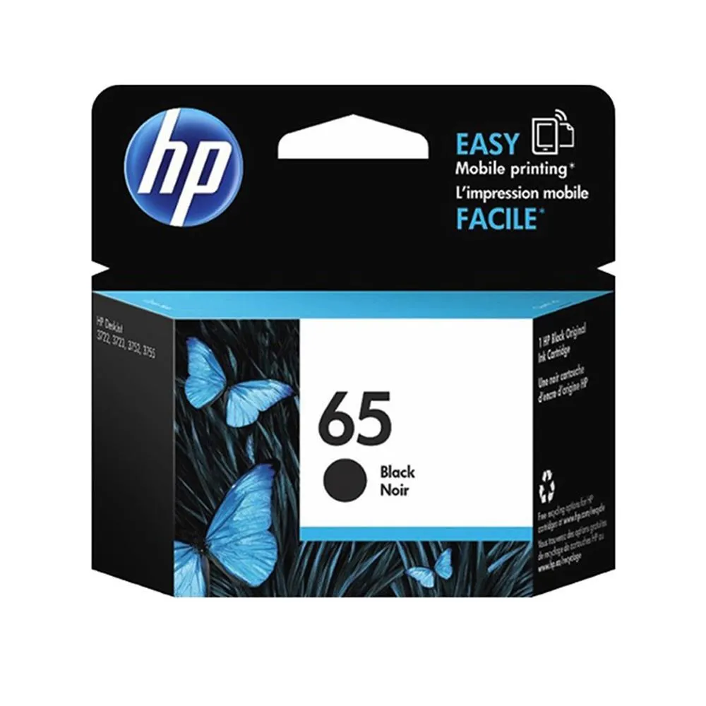 HP 65 黑色原廠墨水匣(N9K02AA) 歷史價格詳細信息