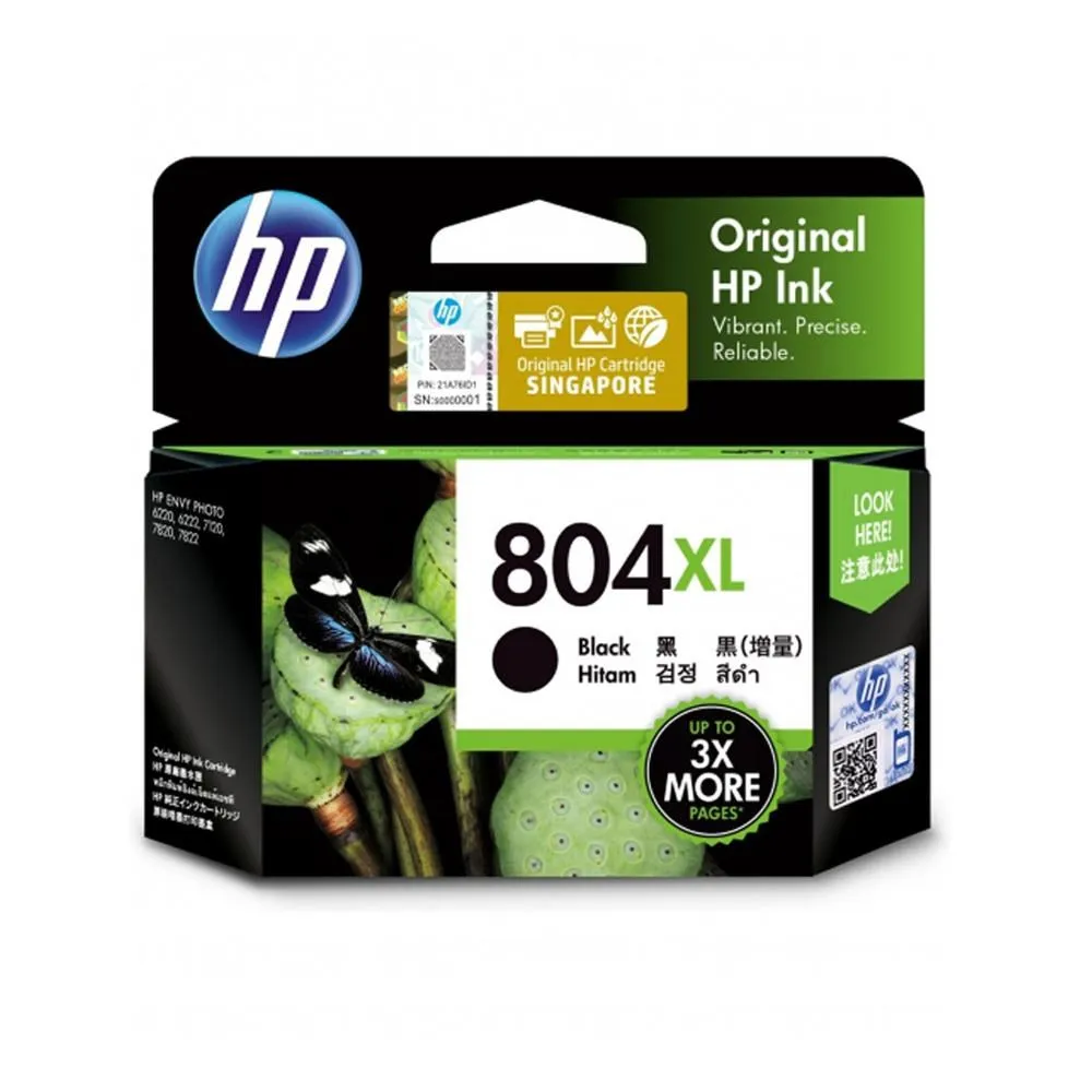 HP T6N10AA NO.804 原廠黑色墨水匣 歷史價格詳細信息