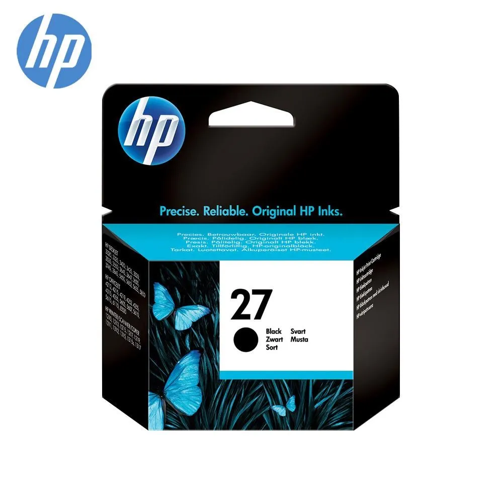 HP 27 原廠黑色墨水匣(28彩色550元，20年27黑650元，黑+彩超值包910元，任四個1600元) 歷史價格詳細信息