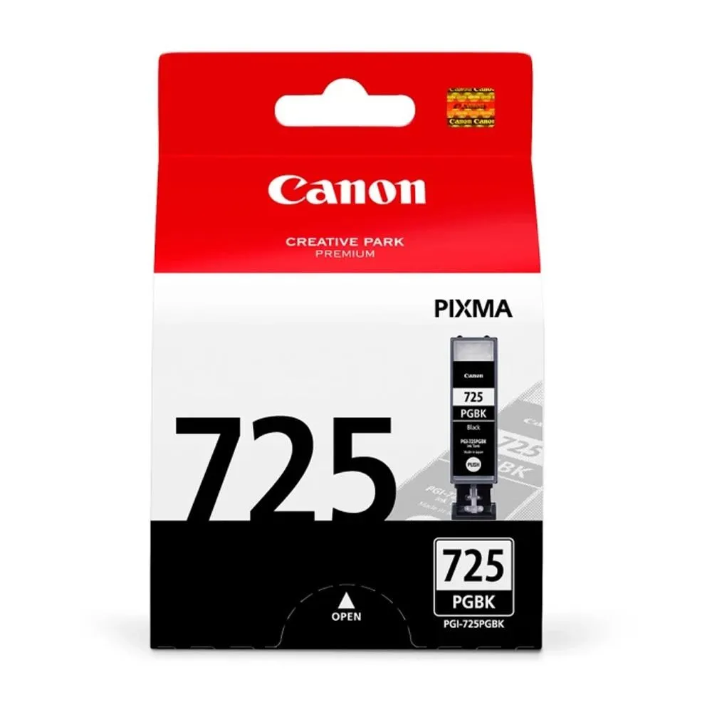 CANON PGI-725BK 原廠黑色墨水匣組 (2黑) 歷史價格詳細信息