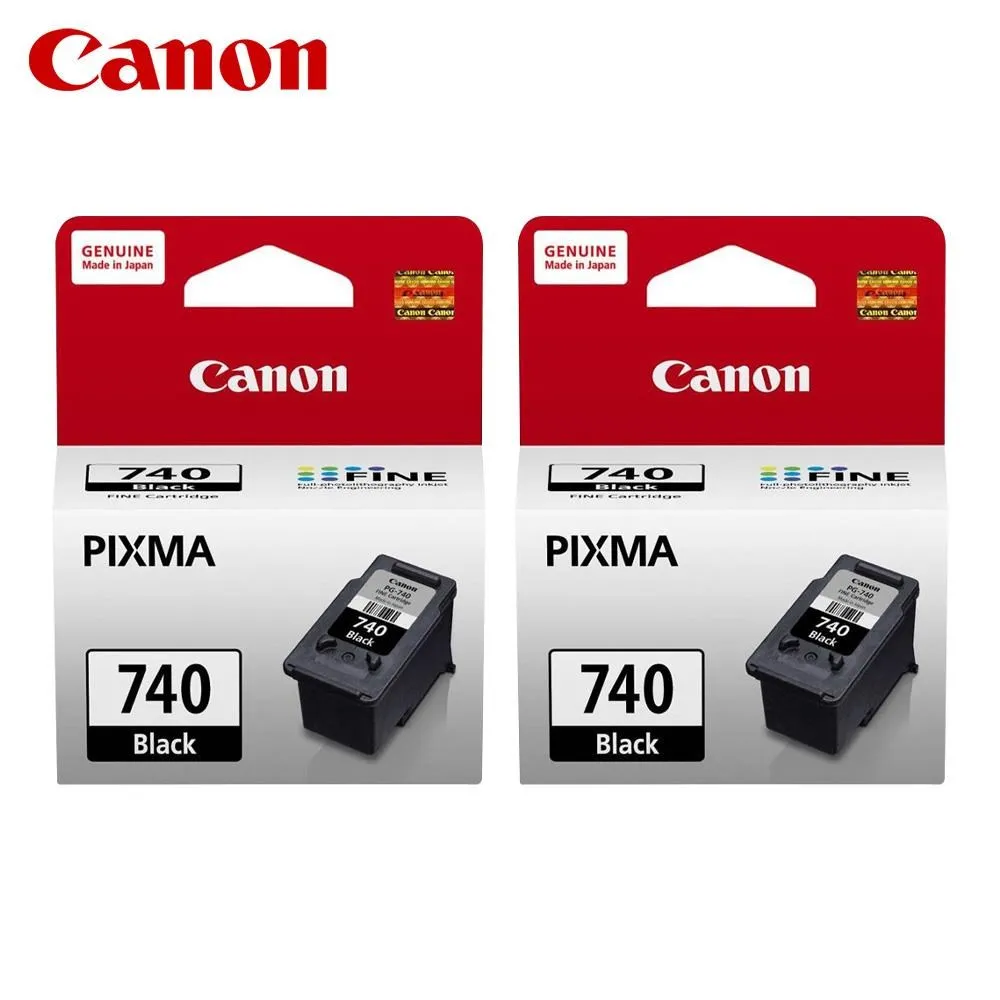 CANON PG-740 原廠黑色墨水匣組合(2黑) 歷史價格詳細信息