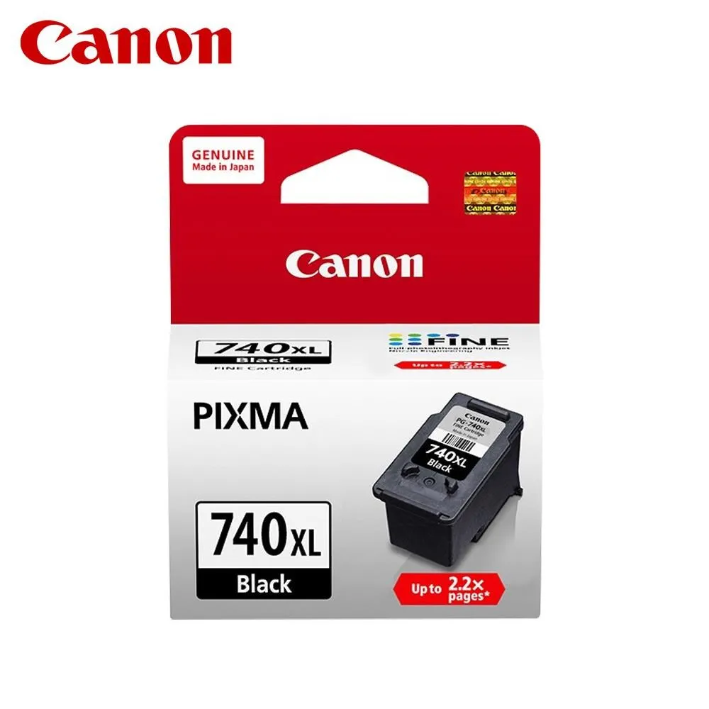 【CANON】 PG-740XL 原廠黑色高容量墨水匣 2入組 PG740XL 適 MG3670 MG2170 歷史價格詳細信息