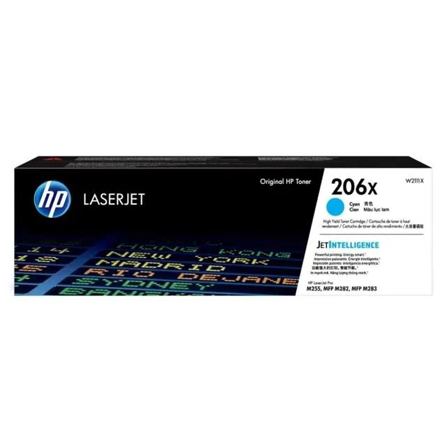 HP 206X W2111X 藍色 高印量副廠碳粉匣 適用 M283FDW M255DW 歷史價格詳細信息