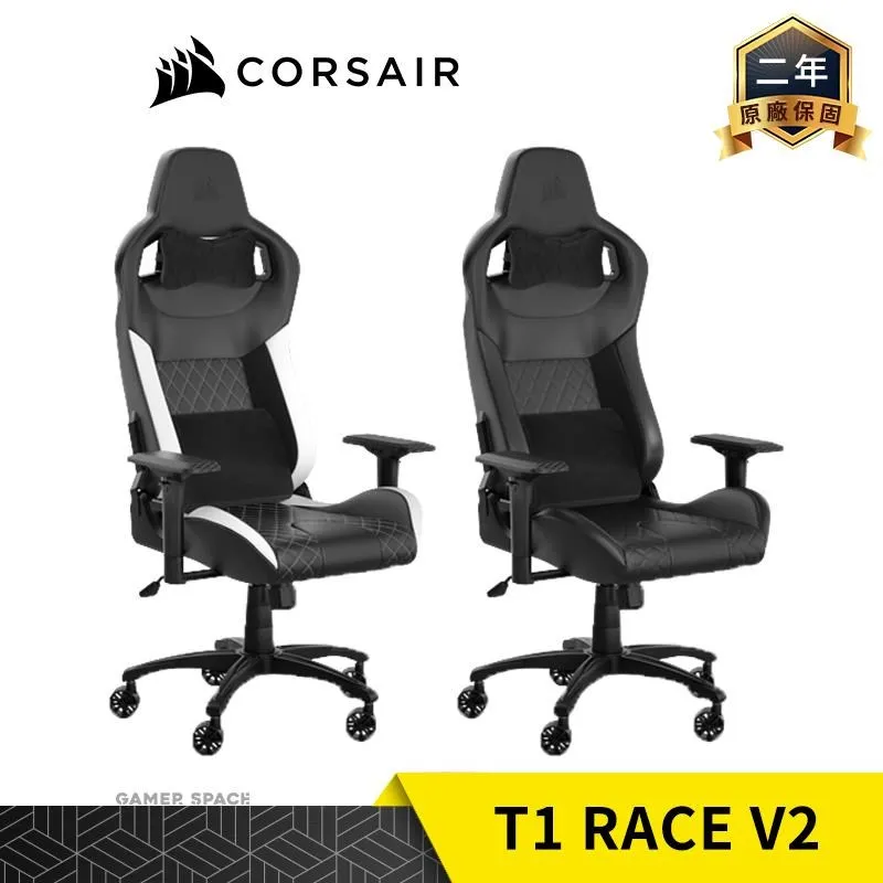 Corsair海盜船 T1-Race V2 電競椅/皮革椅身/160°可調椅背/4D扶手/原價屋 歷史價格詳細信息