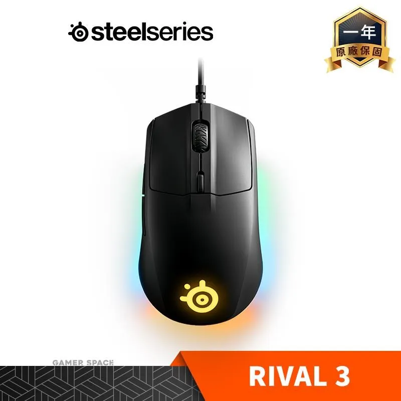 SteelSeries 賽睿 Rival 3 電競滑鼠 廠商直送 歷史價格詳細信息