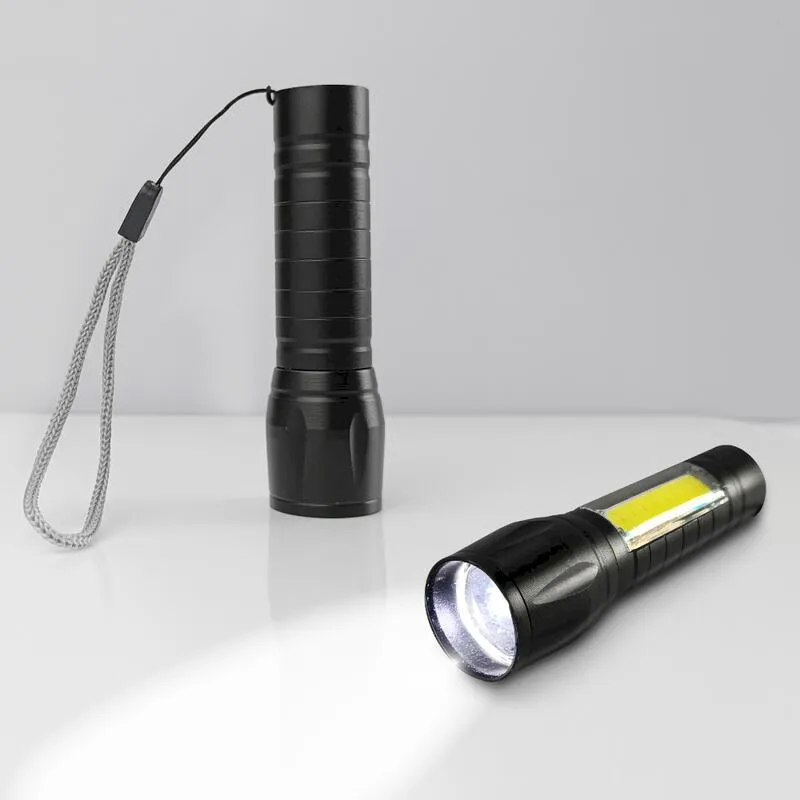 【GREENON】XPE+COB多功能手電筒(GU05) LED三檔燈光 大廣角燈頭 USB充電 歷史價格詳細信息