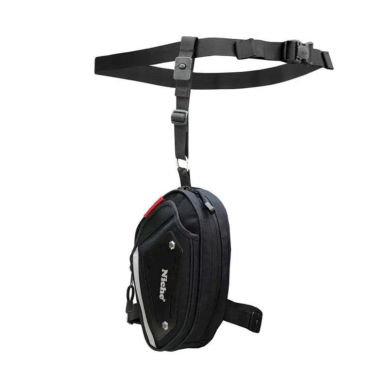 腿包腰背式小腿包主袋+外袋共四層隨身工作工具袋型男隨身物品包防水尼龍布材質 歷史價格詳細信息