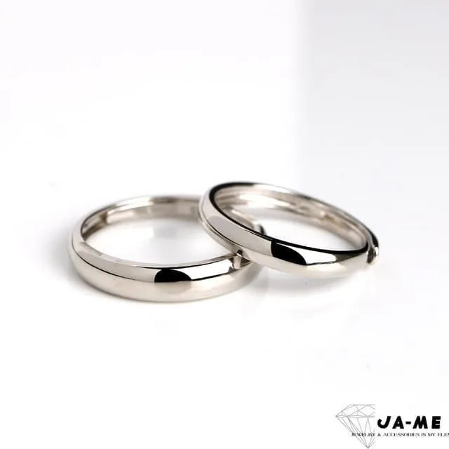 【JA-ME】千足銀情侶對戒(素雅光面) 歷史價格詳細信息