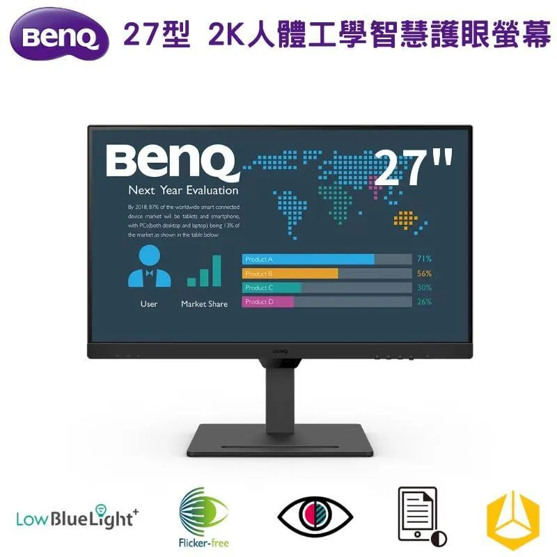 BENQ BL2790QT 光智慧護眼螢幕(27型/2K/HDMI/IPS/Type-C) 歷史價格詳細信息