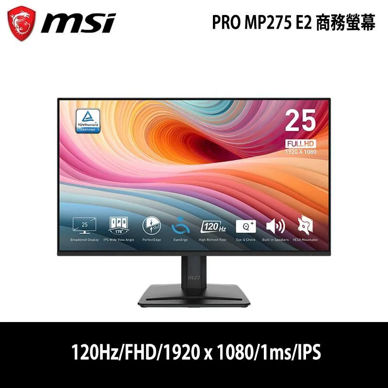 MSI 微星 PRO MP275Q 27吋 WQHD商務螢幕顯示器(100Hz/IPS/HDR/喇叭) 歷史價格詳細信息