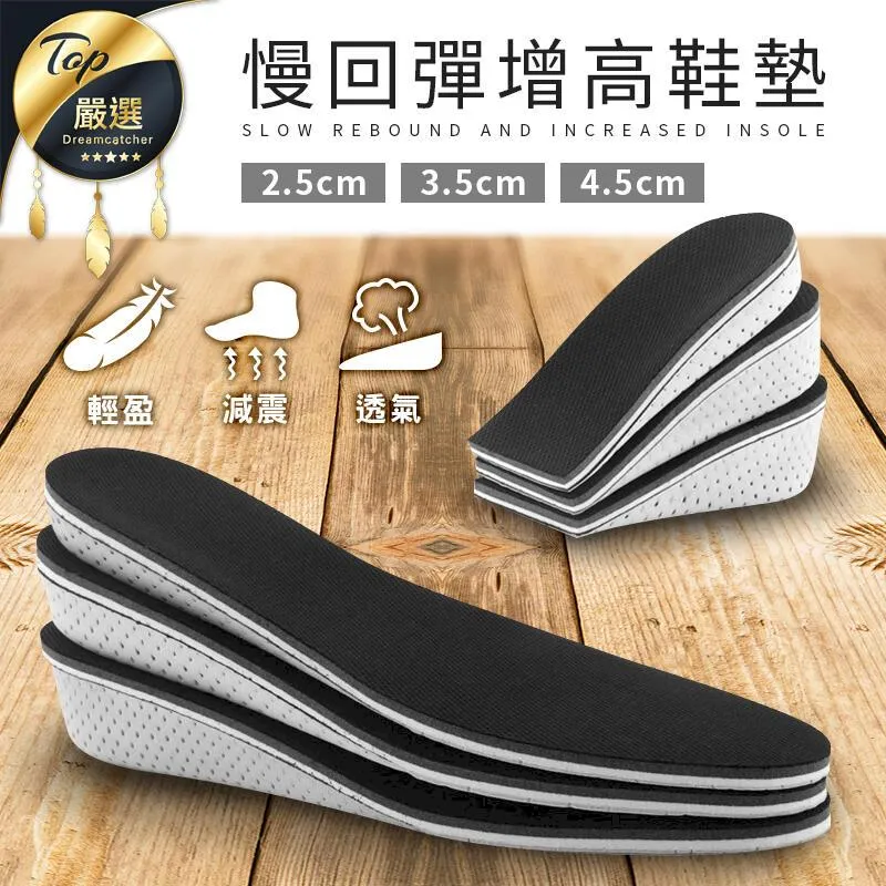 慢回彈增高鞋墊【半墊 3.5cm】(EVA材質/透氣網布/自由剪裁) 歷史價格詳細信息