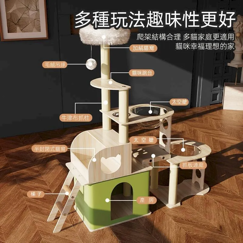 AOYI奧藝 M號橢圓形貓轉盤款太空艙貓窩 歷史價格詳細信息