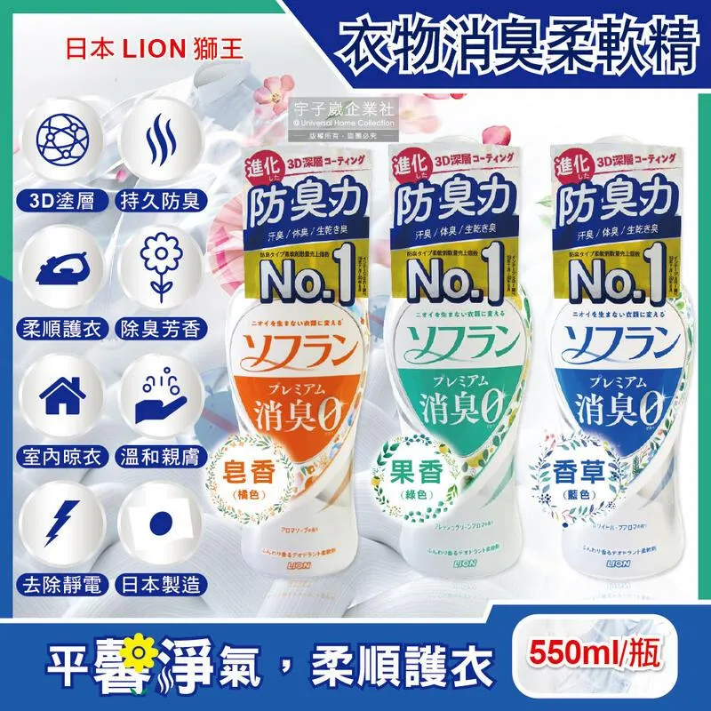 日本獅王LION  香氛柔軟濃縮洗衣精 850gx4 │台灣獅王官方旗艦店(集點加購) 歷史價格詳細信息
