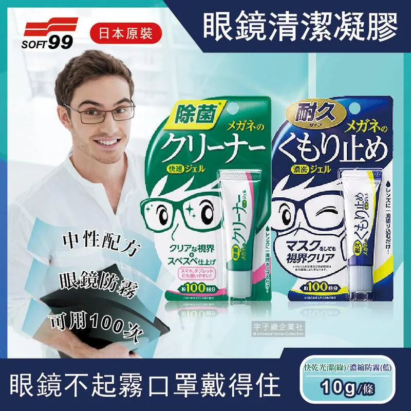 日本SOFT99眼鏡清潔凝膠劑 10g/瓶-藍色(濃縮防霧) 歷史價格詳細信息