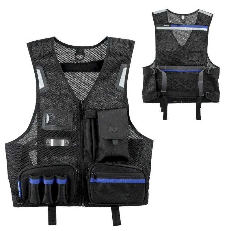 【Niche 樂奇】透氣網布工程背心 多口袋工作背心 TL-6401(建築工 電工 木匠 維修人員 工具背心) 歷史價格詳細信息